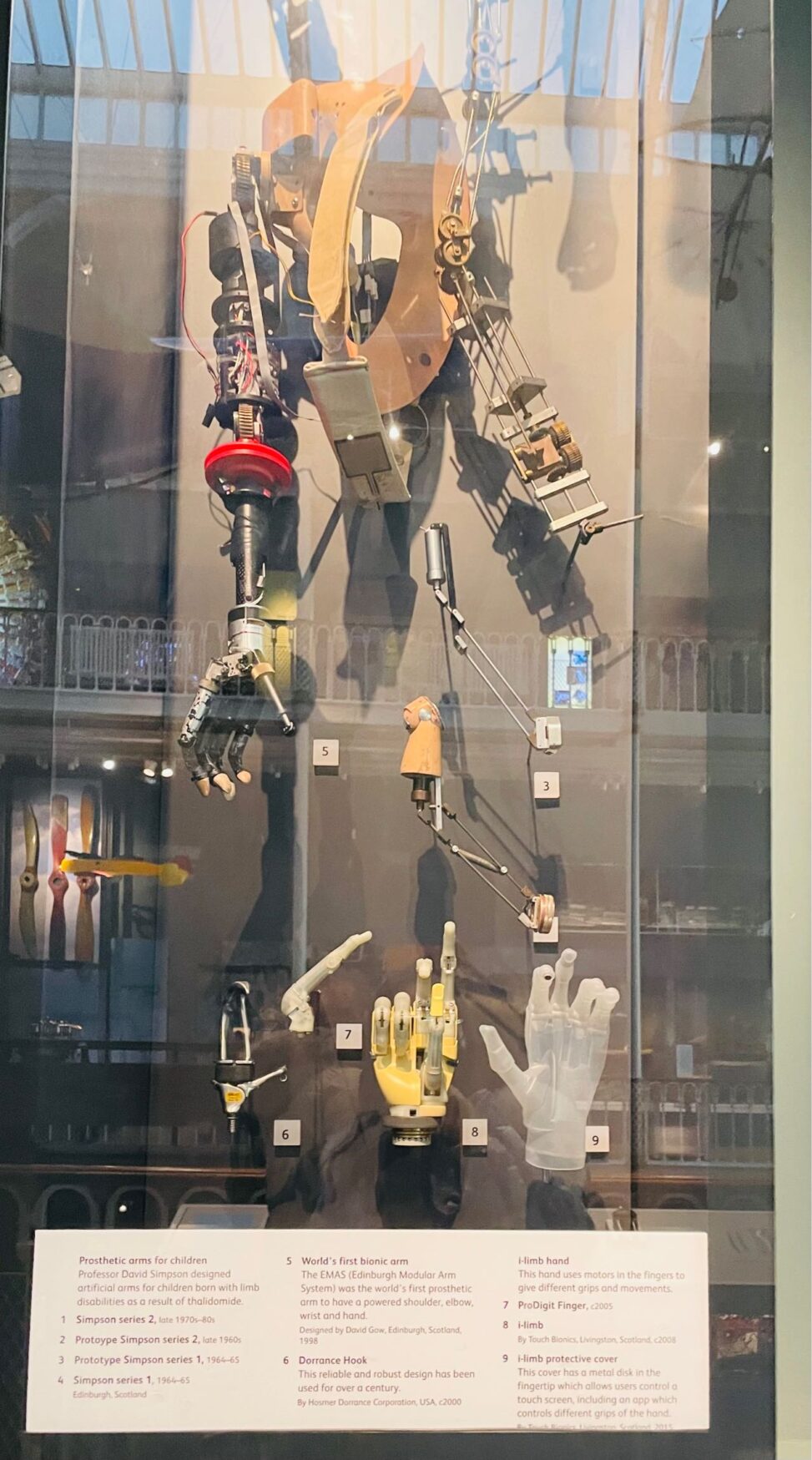 bionic hand, National Museums of Scotland