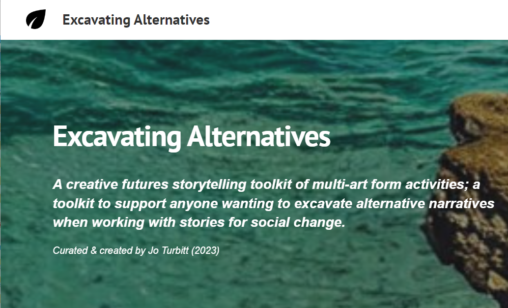 Screenshot of Excavating Alternatives site