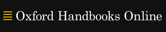 Logo for Oxford Handbooks Online.