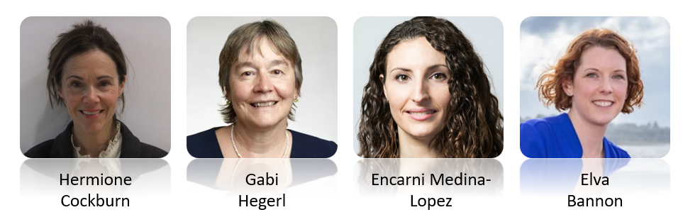 Our panelists, Hermione, Gabi, Encarni and Elva
