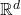 \mathbb R^d