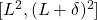 [L^2,(L+\delta)^2]