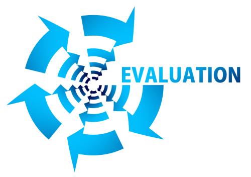 Graphic representing evaluation and feedback