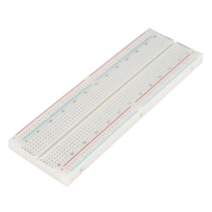 Electronics breadboard, sold by Spark Fun