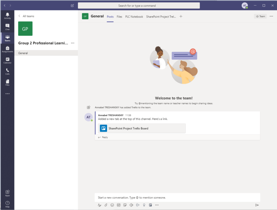 How to add a Trello board to a Microsoft Teams group – Annabel ...