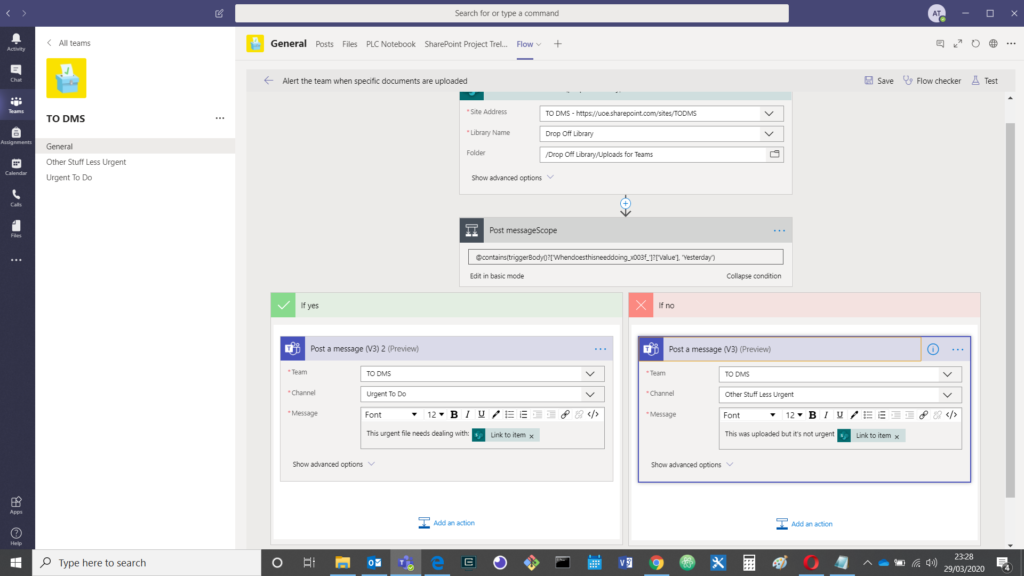 Using Microsoft Flow To Update A Teams Group With SharePoint Activity using-microsoft-flow-to-update-a-teams-group-with-sharepoint-activity