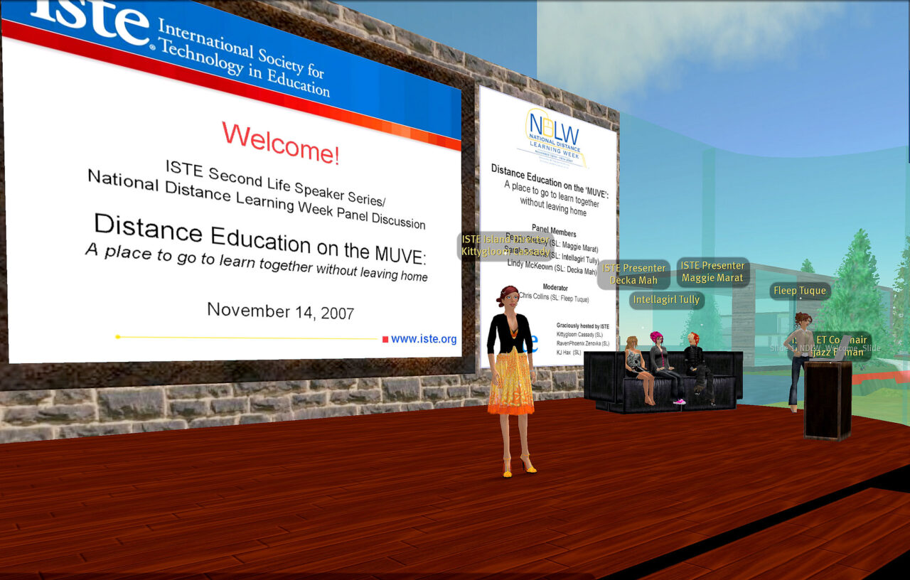 Distance education in Second Life