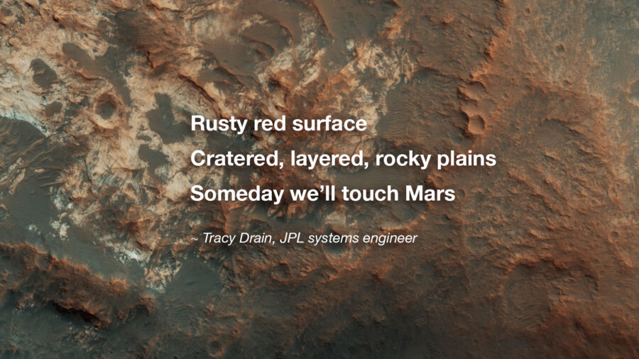 Haiku about Mars