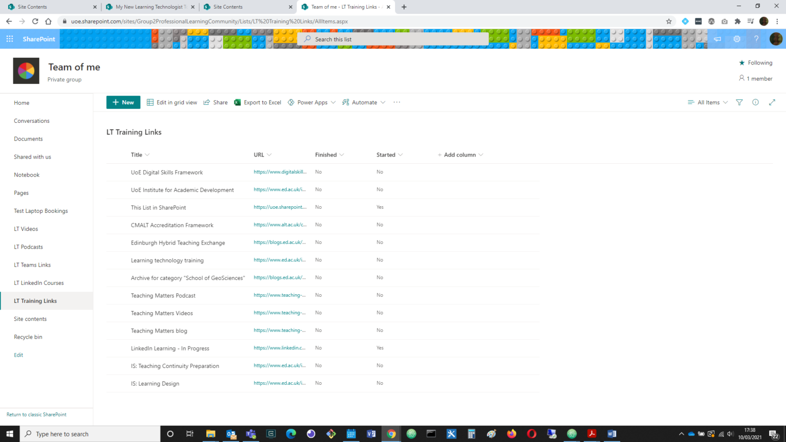 Copying Files, Flows, a Plan, SharePoint Lists and a Notebook from one