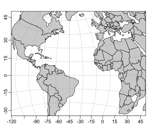 Map showing what the Peter Project looks like