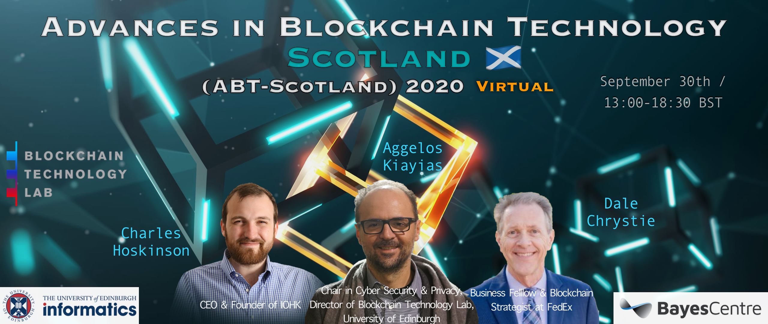 Advances in Blockchain Technology Scotland 2020 – Webinar