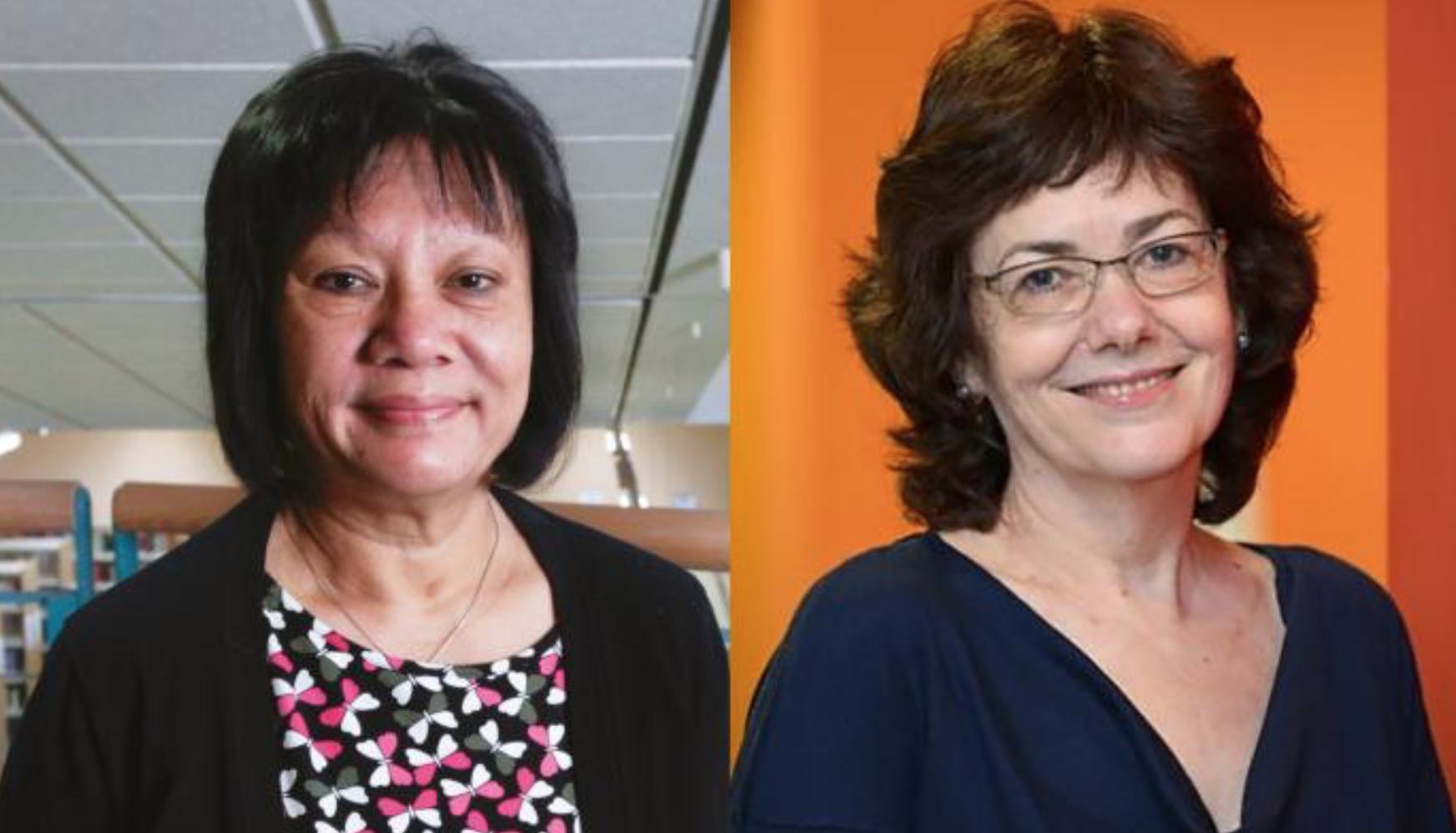 Professors Rowena Arshad (left) and Helen Sang (right)