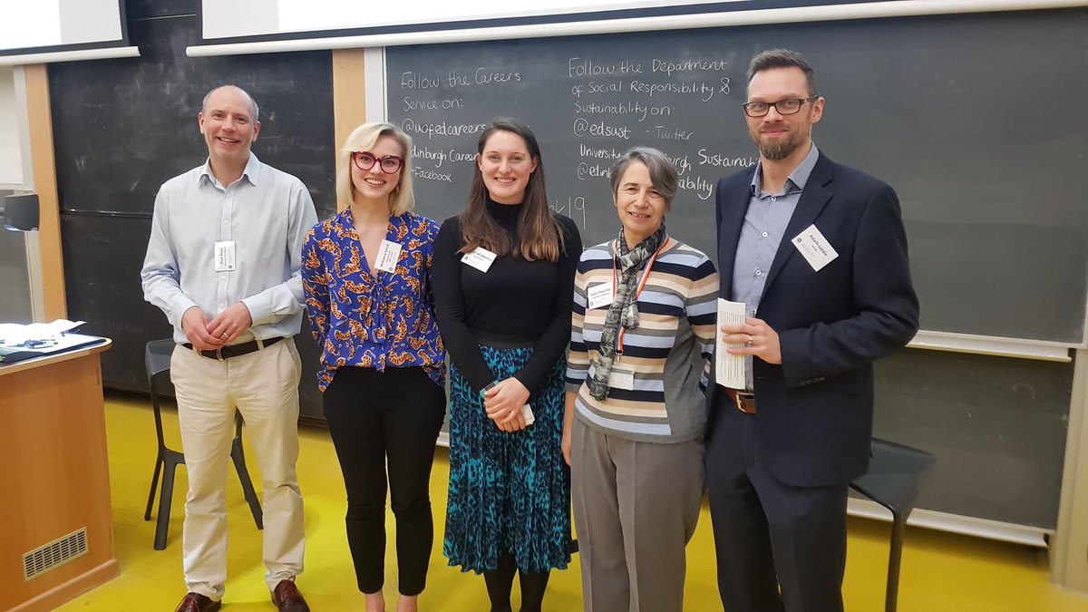 panel of speakers for careers in sustainability