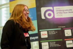 Abigail Bilsland, at the targetjobs UK Undergraduate of the Year Awards 2024