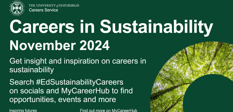 Careers in Sustainability 2024 campaign picture