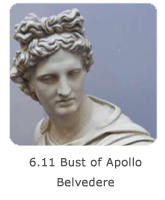 6.11 Bust of Apollo Belvedere