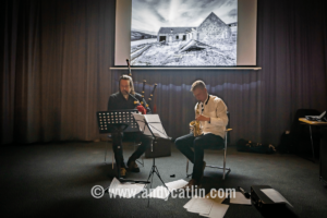 Ross Ainslie and Fraser Fifield performing 'Ardoch Suite' March 2024.