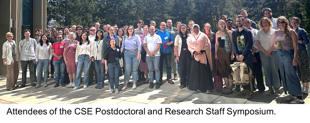 Attendees of the CSE Postdoctoral and Research Staff Symposium.