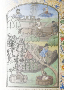 2021 illustration and medieval miniature comparison