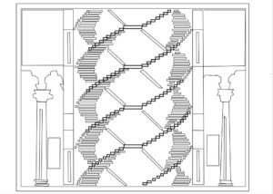 The Architecture of A. Palladio, pl.XLII, detail illustration