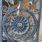 Old Medical School Iron Gate, detail
