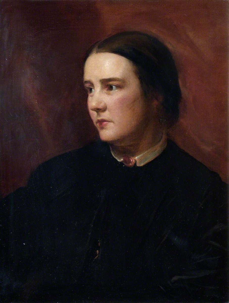 Oil painting of Sophia Jex-Blake