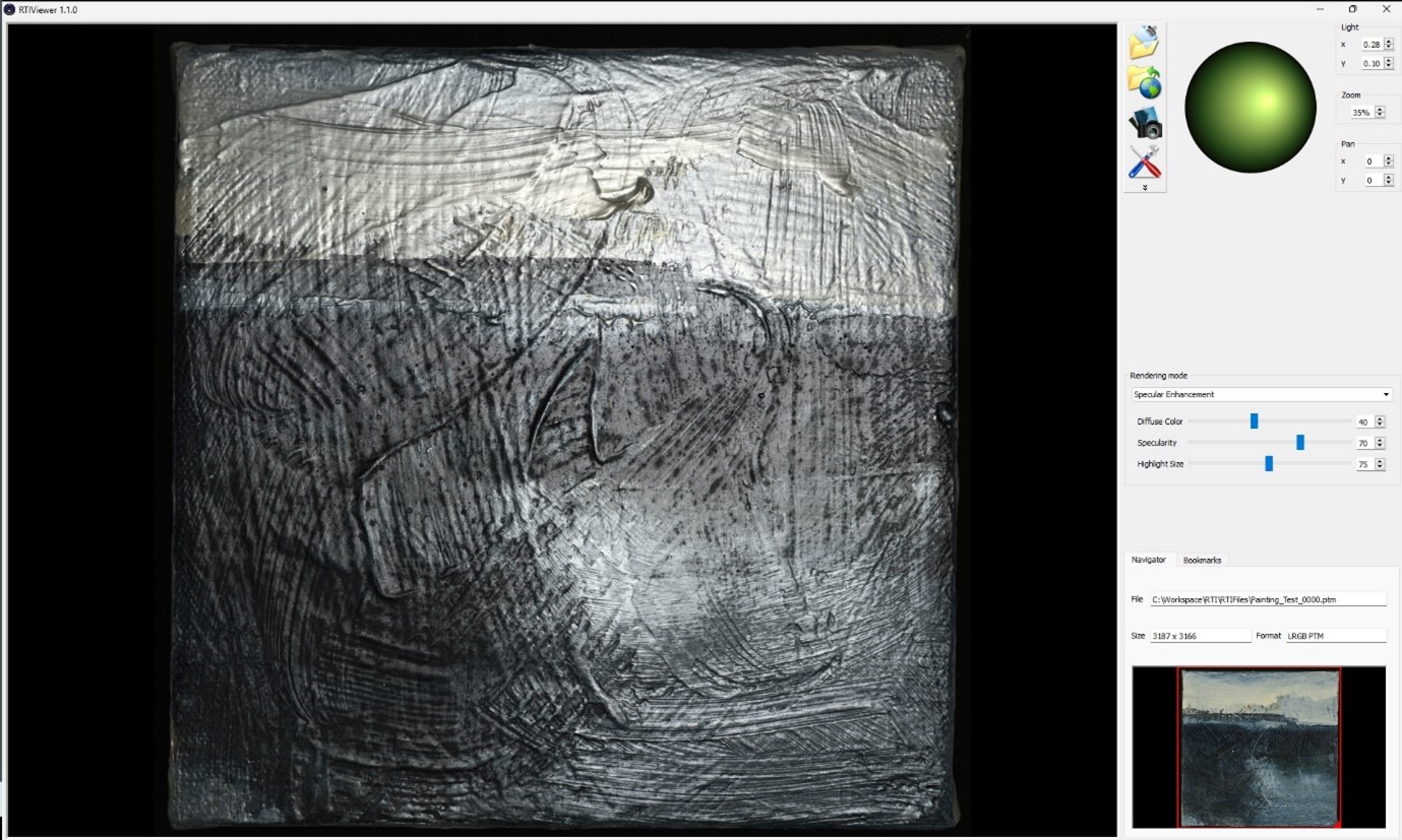 Image from the RTI process 