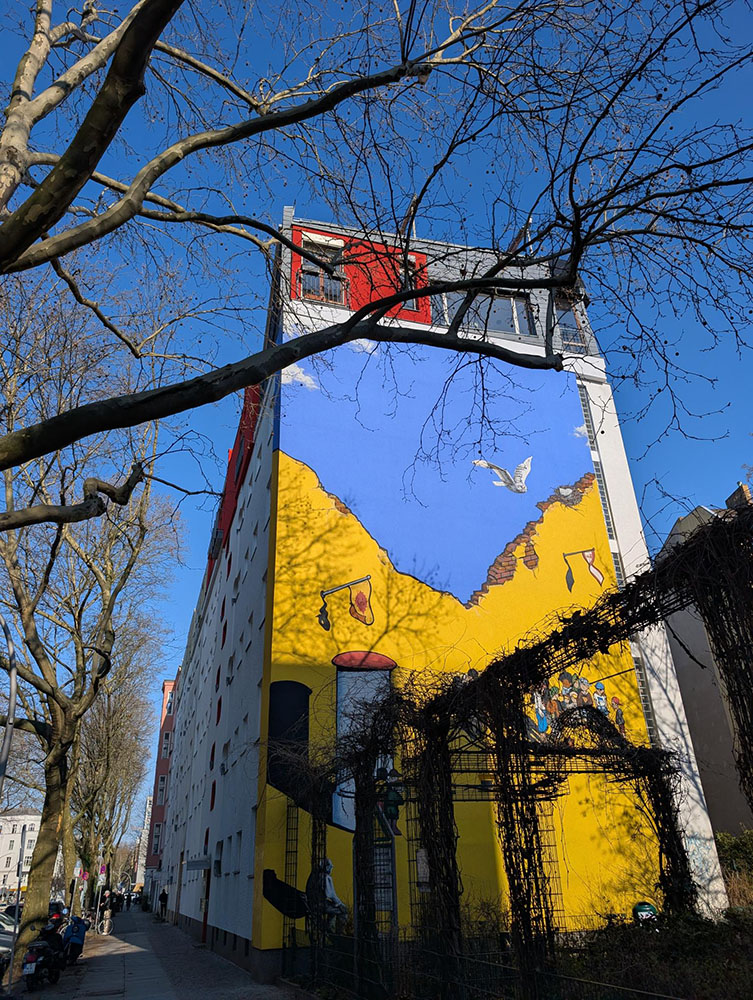 Art on the side of a building