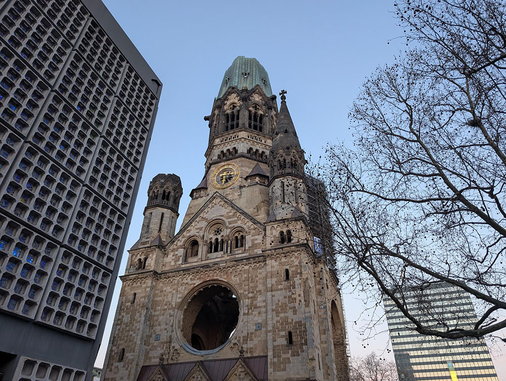 View of Kaiser Wilhelm Memorial Church