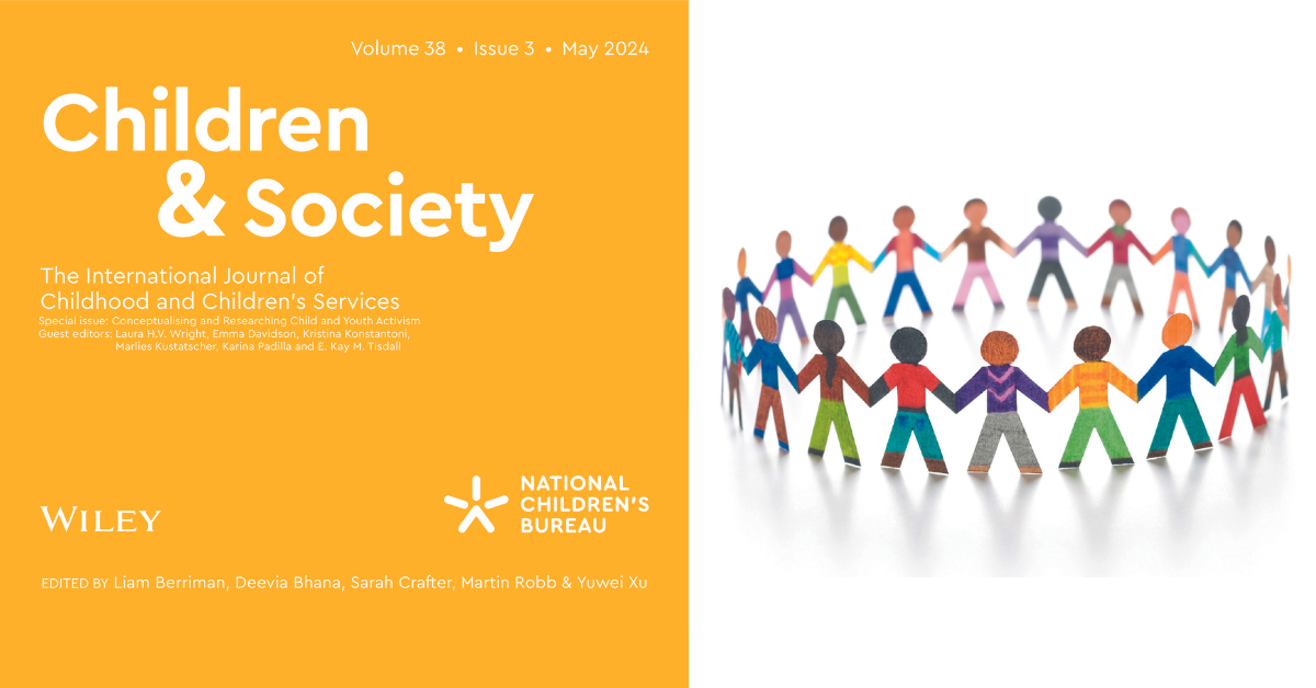Featured image adapted from the front cover of Children and Society Special Issue