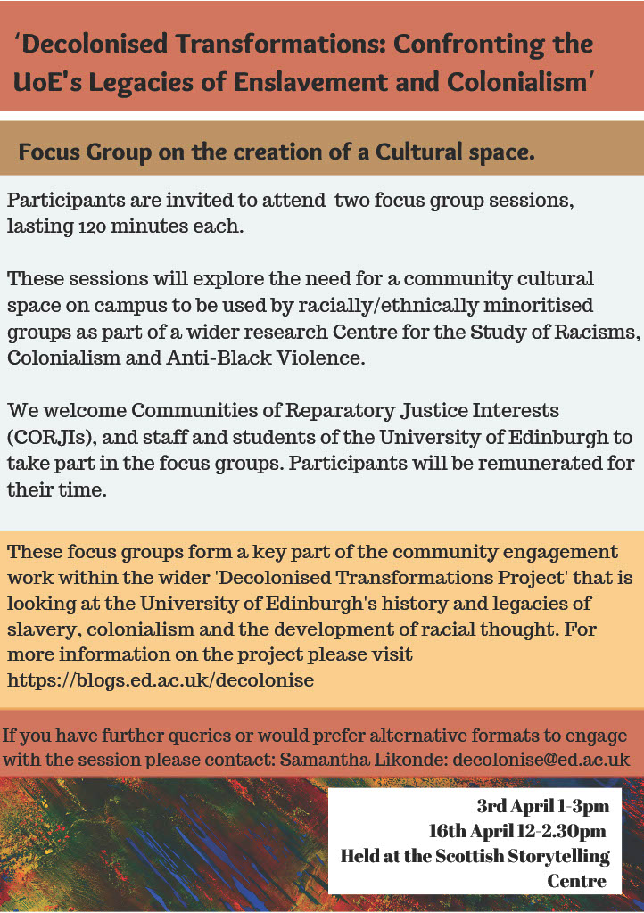 Theme 2: Cultural Space for Communities – Decolonised Transformations