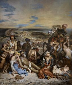 Massacre of Choios painting by Eugene Delacroix