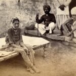 Female patient with bubonic plague in Karachi, India. Photograph, 1897.. Credit: Wellcome Collection. Attribution 4.0 International (CC BY 4.0)