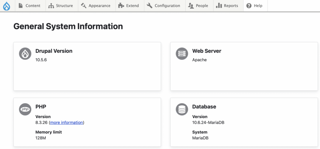 A new Drupal 10 site