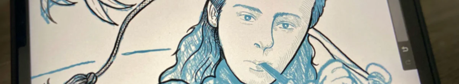 Bessie Watson Sketch, cropped image. This is for decorative purposes only