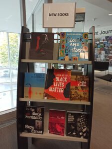 Books on display at ECA Library