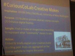 #CuriousCoLab slide by Laura Gogia