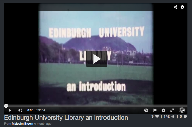 Edinburgh Library intro video