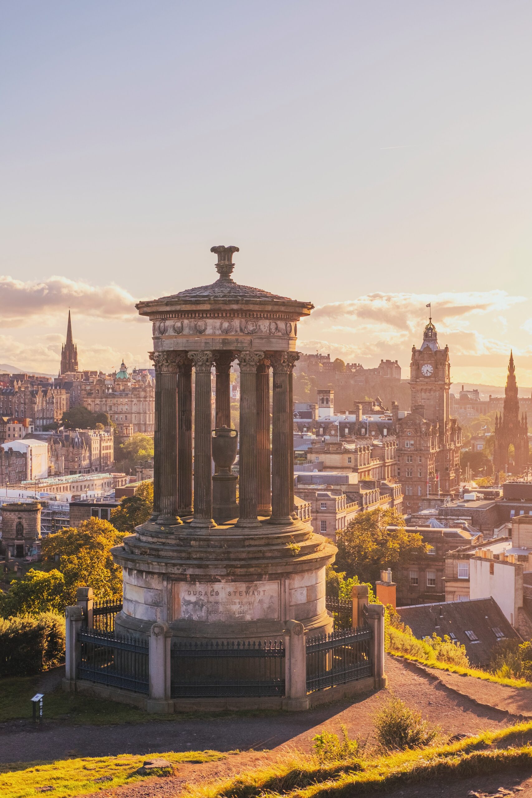 View from Calton Hill in Edinburgh