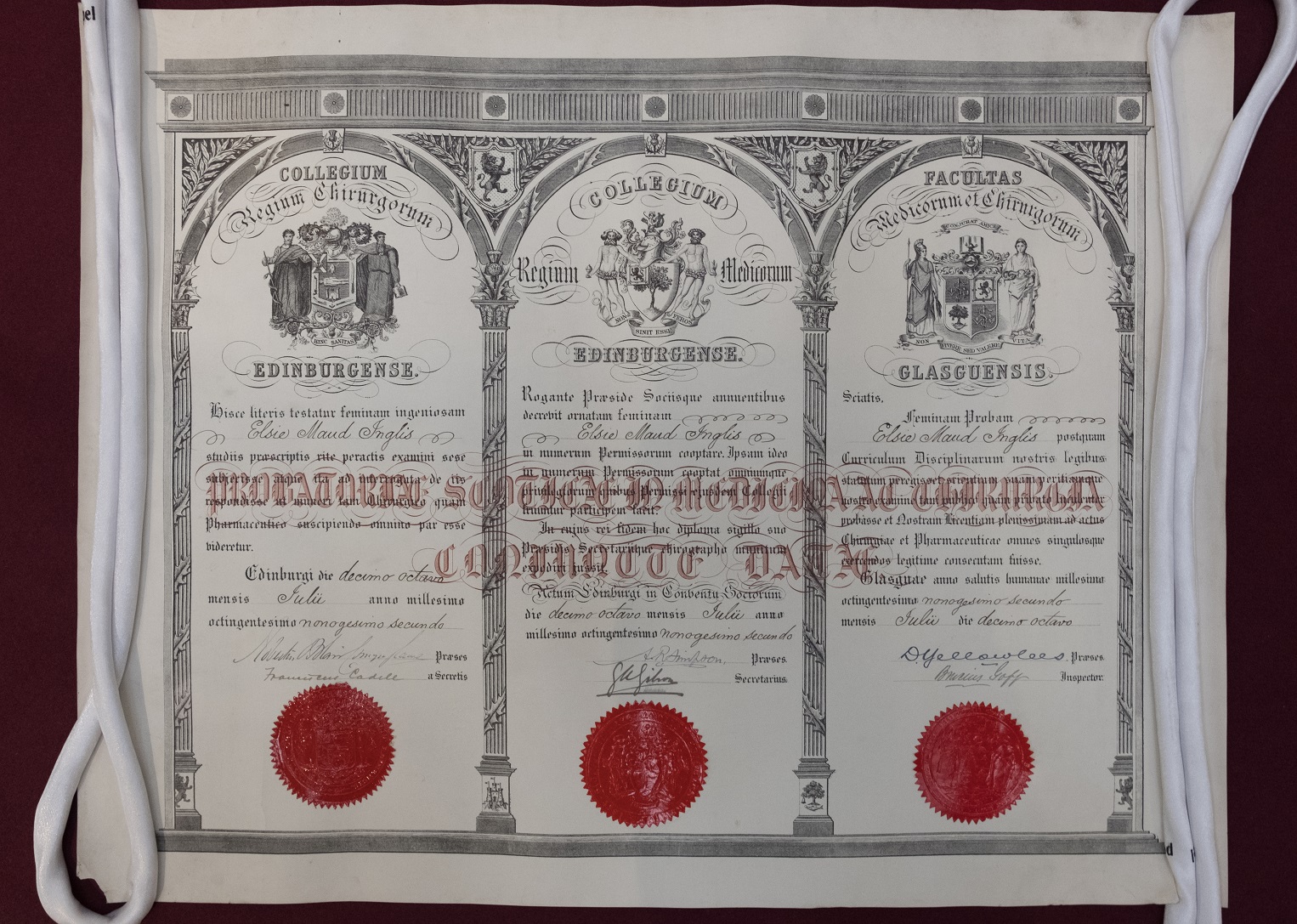 Image of a Triple Qualification certificate