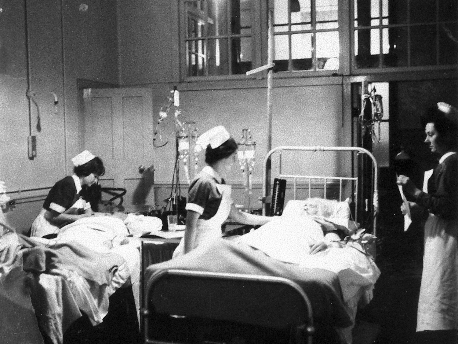 Intravenous infusions in Edinburgh Royal Infirmary in the 1970s
