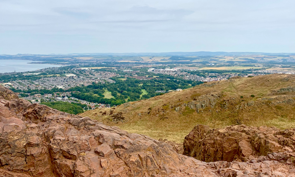 View from the top of Arthur's Seat (Freya Bretton)