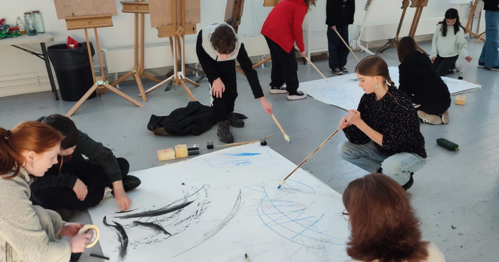 Pupils at the National Saturday Club