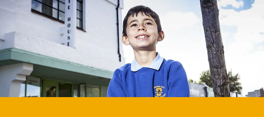 A school pupil pictured outside the IntoUniversity Centre in Craigmillar, Edinburgh A school pupil pictured outside the IntoUniversity Centre in Craigmillar, Edinburgh