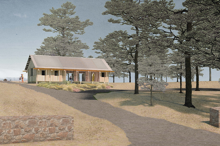 Artist's impression of the proposed outdoor facility at Drumbrae