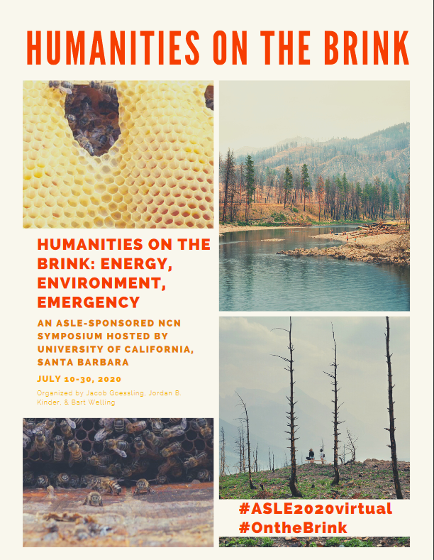 Humanities on the Brink: Energy, Environment, Emergency, ASLE 2020 Virtual Symposium