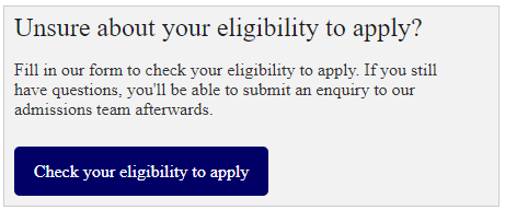 Start of the form to check whether eligible for apply