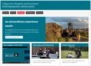 College of Arts, Humanities and Social Sciences postgraduate applicants campaign page