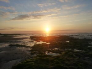 Sunset over Scottish Highlands