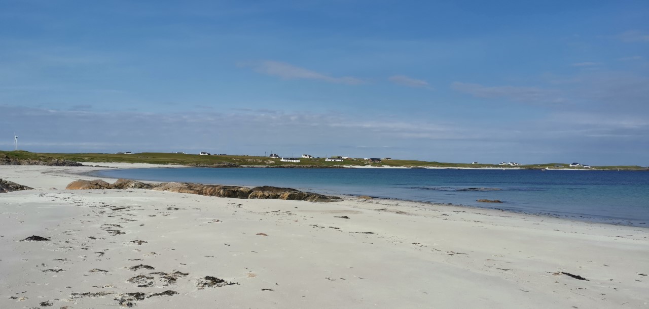 Image of the beach of Tiree, Scotland